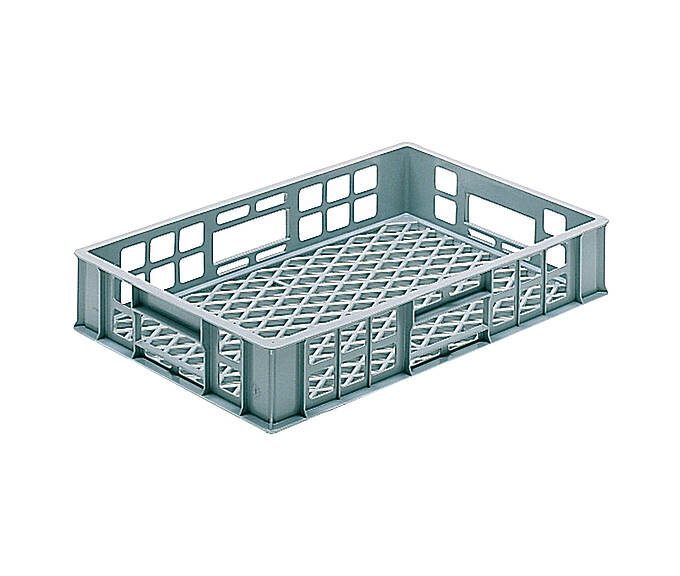 Pojemnik plastikowy perforowany na specjalne zamówienie 600 x 400 x 110 mm - Pojemnik plastikowy perforowany - wersje specjalne