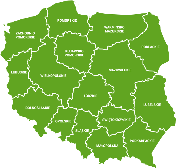 Mapa Polski